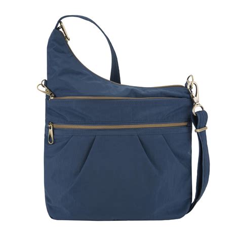 travelon signature 3 compartment crossbody